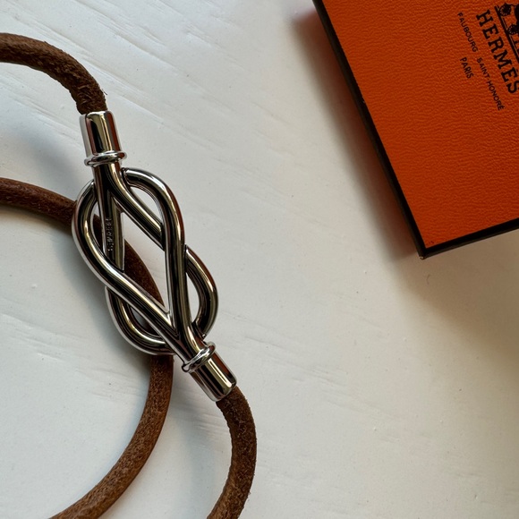 HP! ππ Hermes Atame Leather Bracelet - Picture 11 of 13